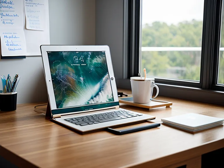 Hände eines Product Managers beim visuellen Strukturieren von Notizen als Productivity-Hack