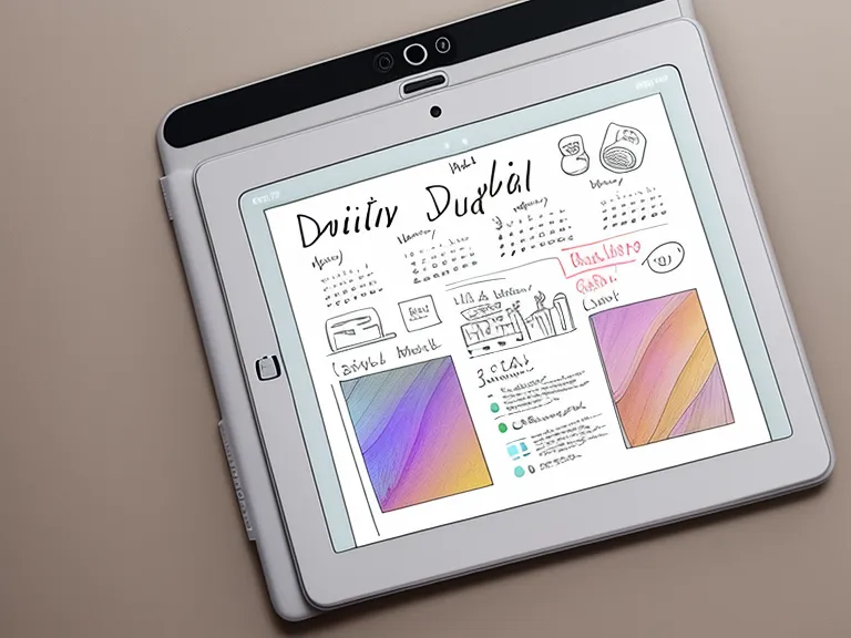 Strukturierte Sketchnote für ein Sprint Planning auf dem Tablet — Meeting-Struktur für Sketchnotes-Anfänger