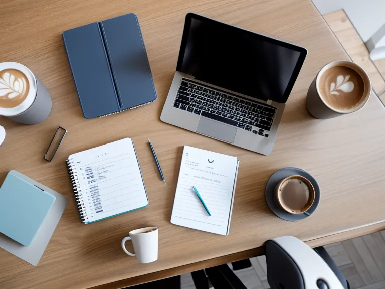 Vergleich zwischen Tabellen-Protokoll am Laptop und visuellen Notizen im Meeting